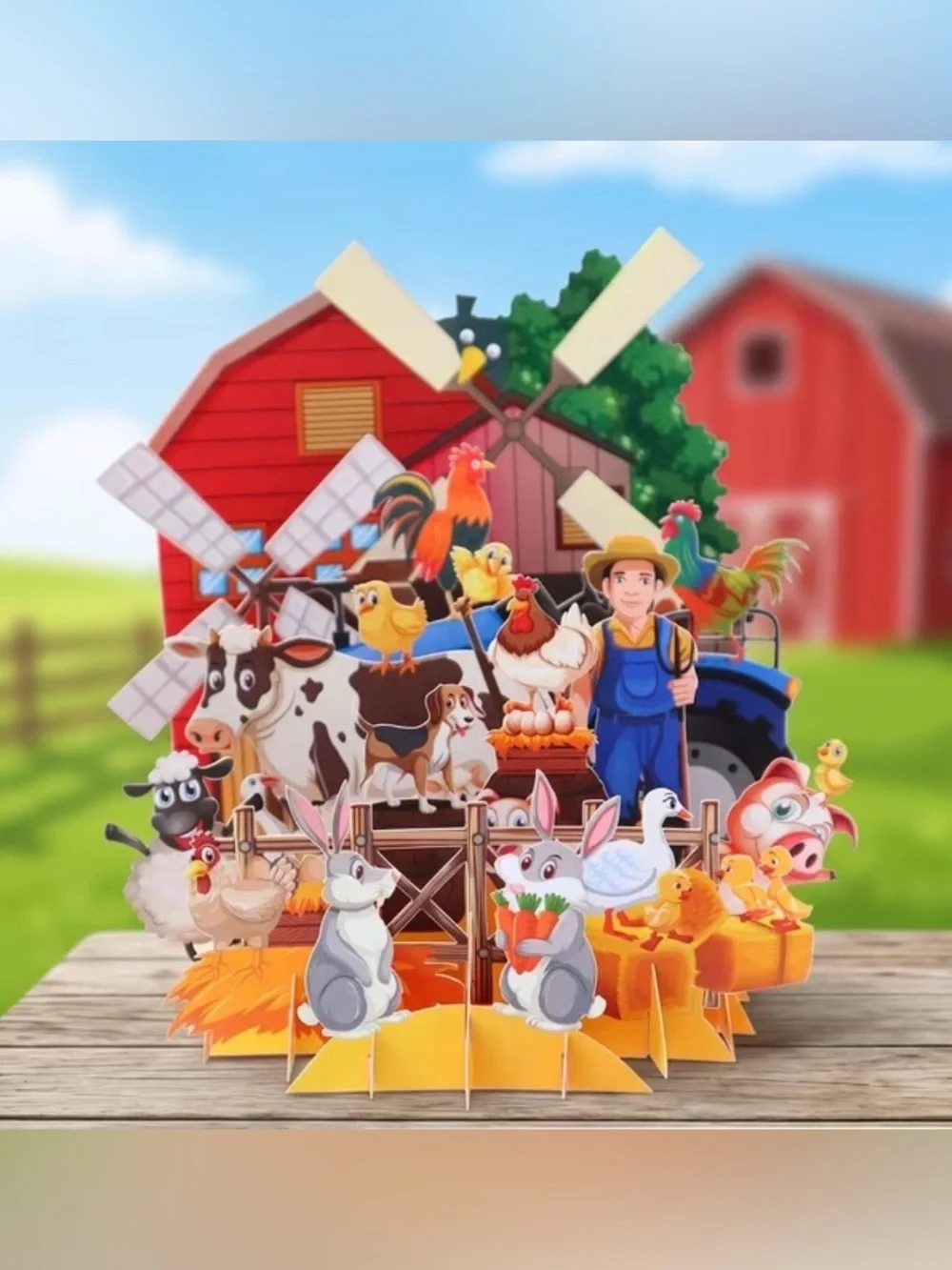 N/A colorful farm